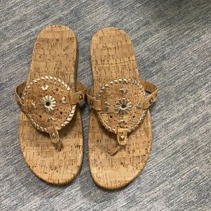 Jack Rogers Cork Georgica Sandals 10